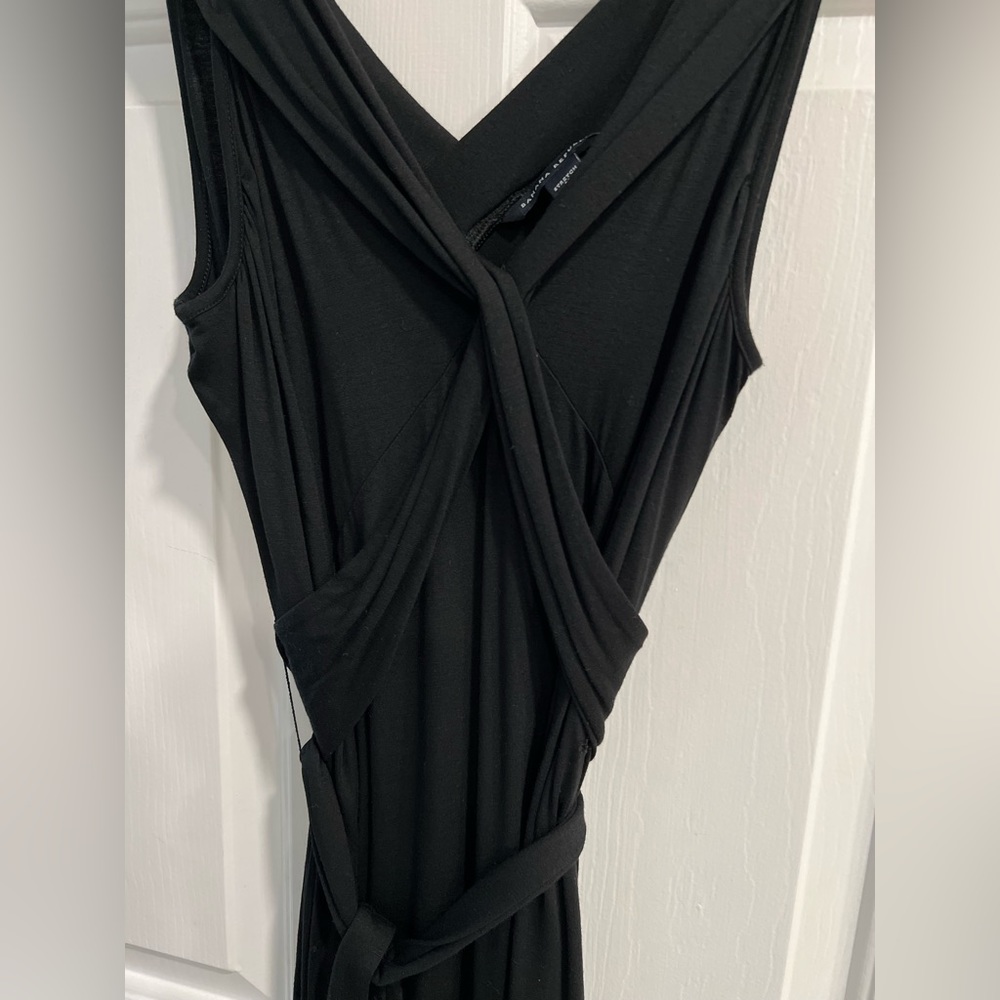 Slinky criss cross tie dress